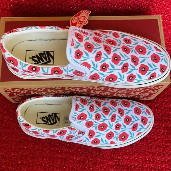 Vans Classic Slip-On Flowers True White WMNS - Picture 3 of 16
